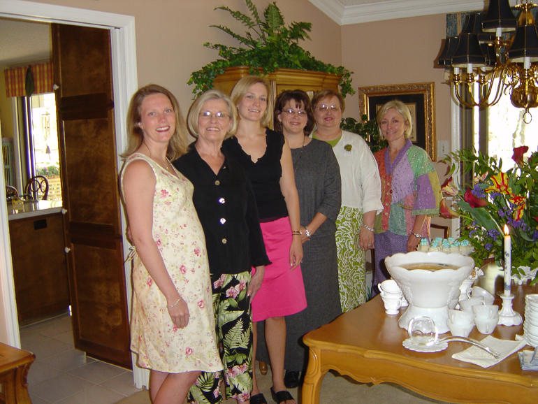Baby Shower: Leigh Kish, Ann Yeckley, Lauren Latham, Kristi Gibson, Veleeta Shaw, Terri Leigh Gibson
