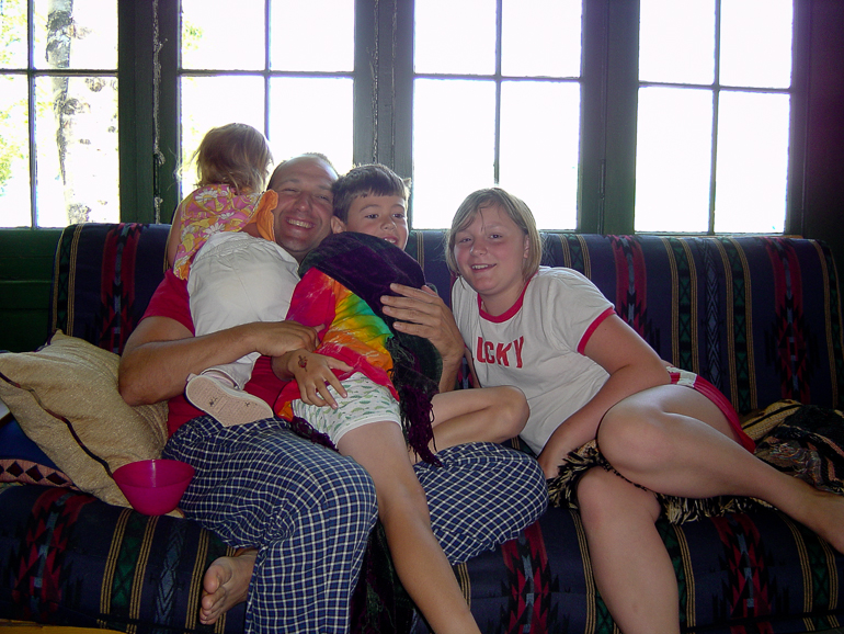 Torch Lake: Gabriella, Dennis & Matthew Kish, Sydney Fisher