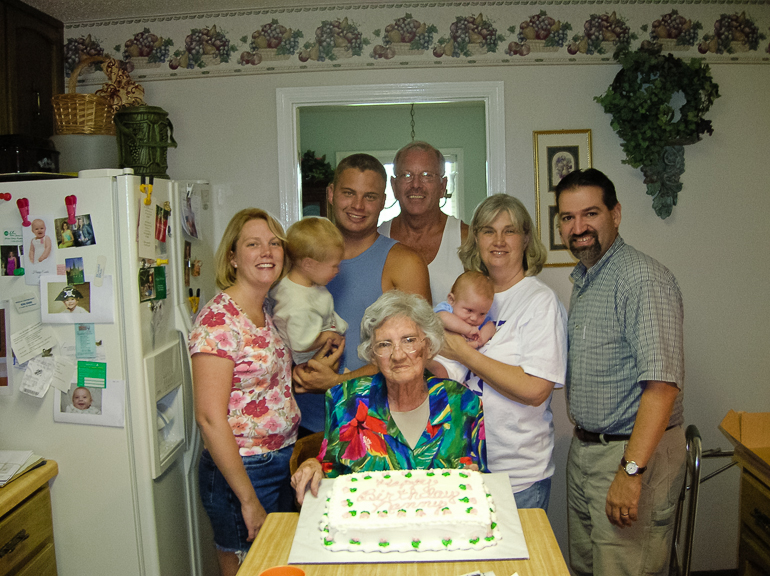 Leigh Kish, Grant Kish, Jay Gibson, Ida Taylro, Dan Gibson, David Kish, Becky Gibson & Dave Kish