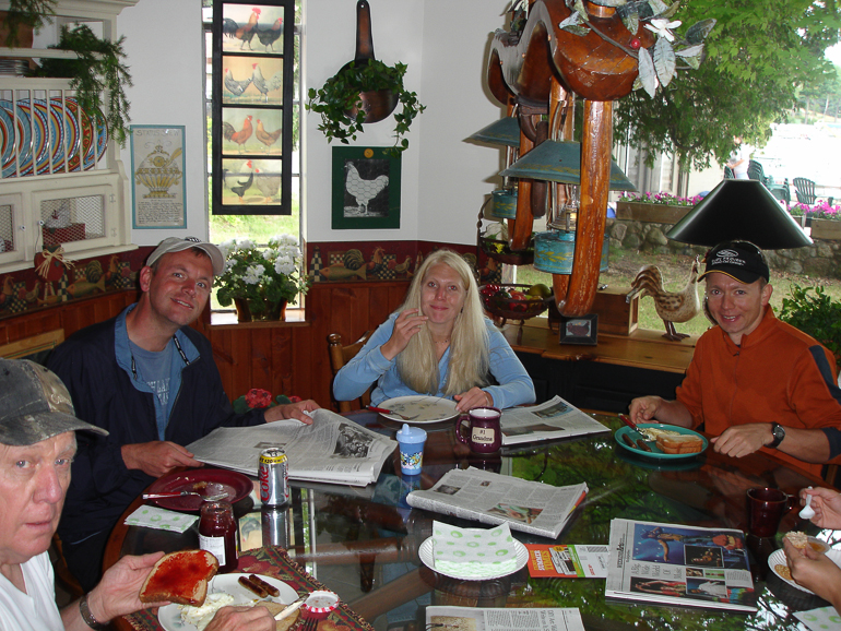 Bob Crites, Jim Fisher, Kris Crites, Tony Yokum
