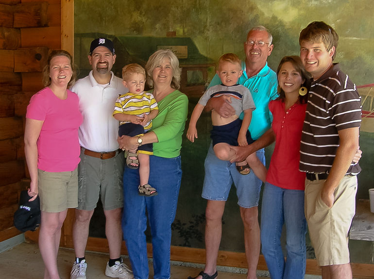 Leigh, Dave & David Kish, Becky Gibson, Grant Kish, Dan Gibson, Brittany Whitfield, Jason Gibson