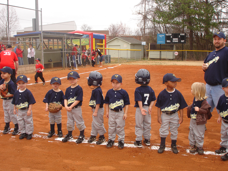 David Kish, third from left. Grant Kish, fourth from left.