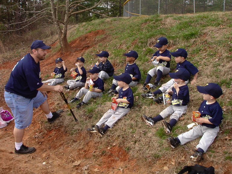 Coach Donny and team: David Kish 2nd from right.  Grant Kish, third from right.