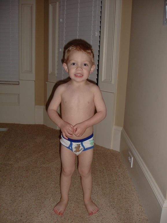 No more diapers!  David Kish