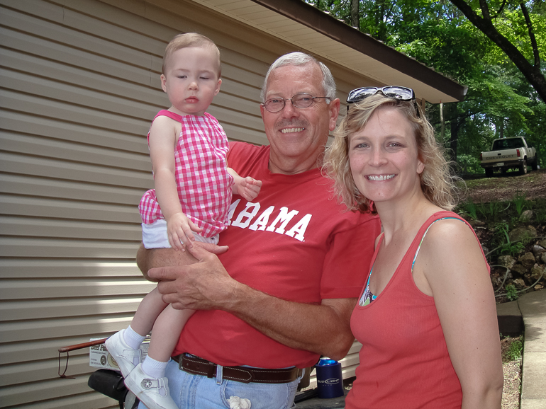 Anna Kate Latham, Dan Gibson, and Lauren Latham