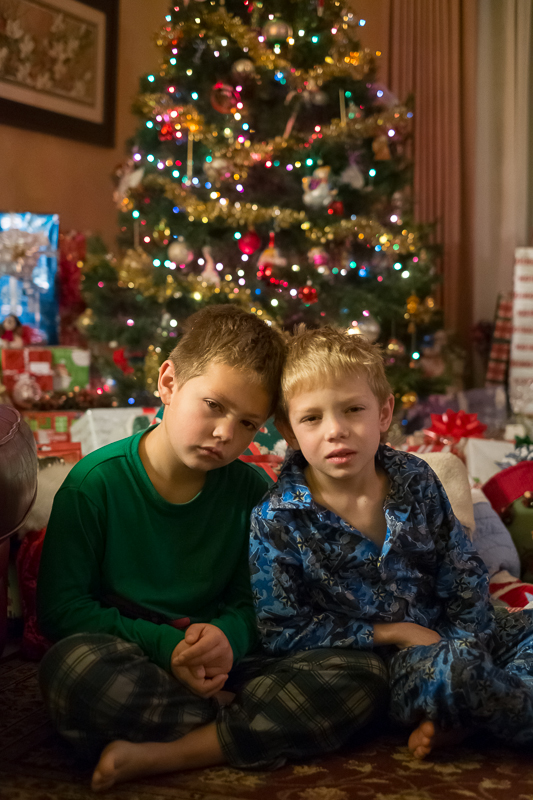 Two sick boys.  Grant & David Kish