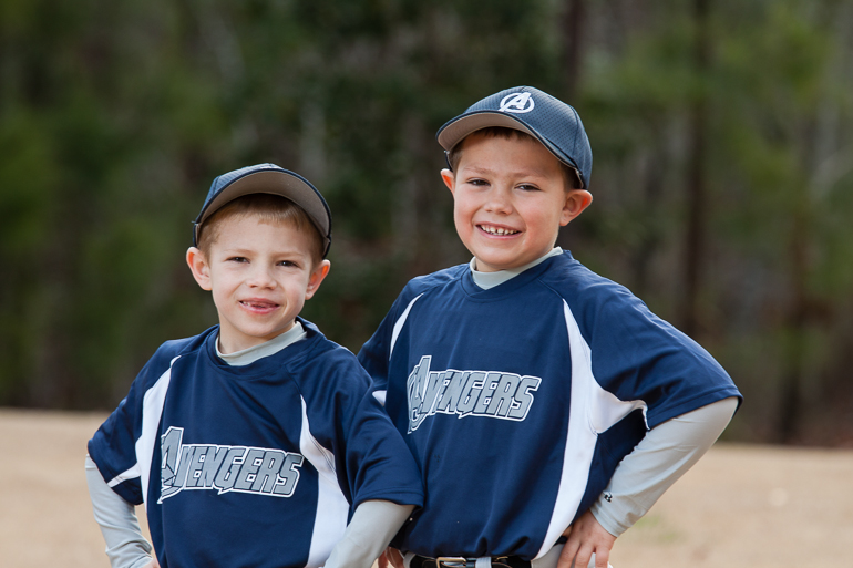 Opening Day Spring Baseball 2013: David & Grant Kish